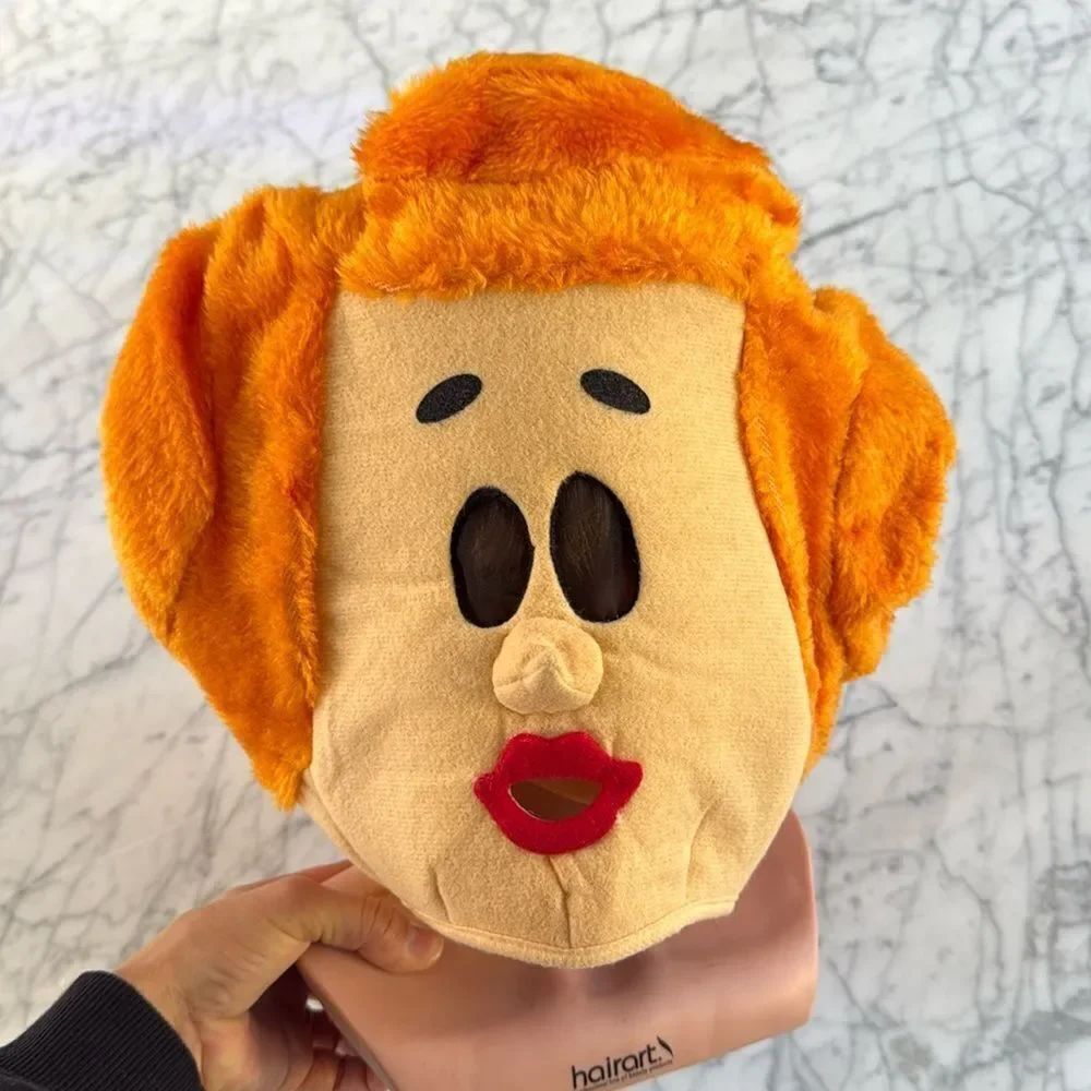 Wilma Flintstone full-head mask from the 1990s